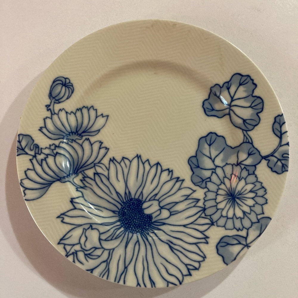 Fitz & Floyd Blue Glaze Vintage 1977 Plate